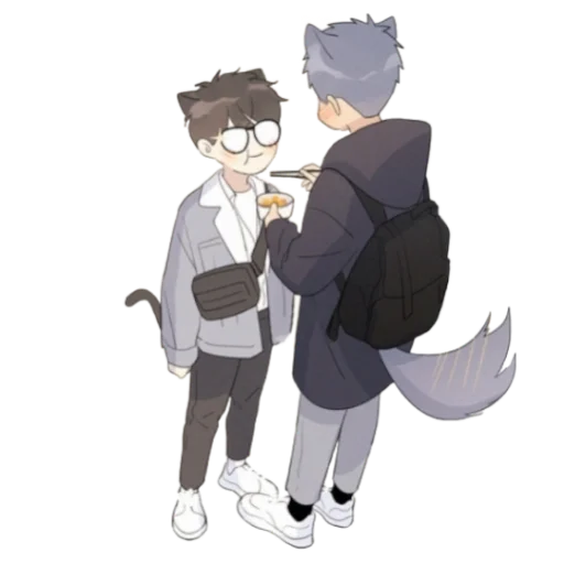 Sticker CucuroozzkaMangaHereUAreYuYanAndLiHuanTwo - 1