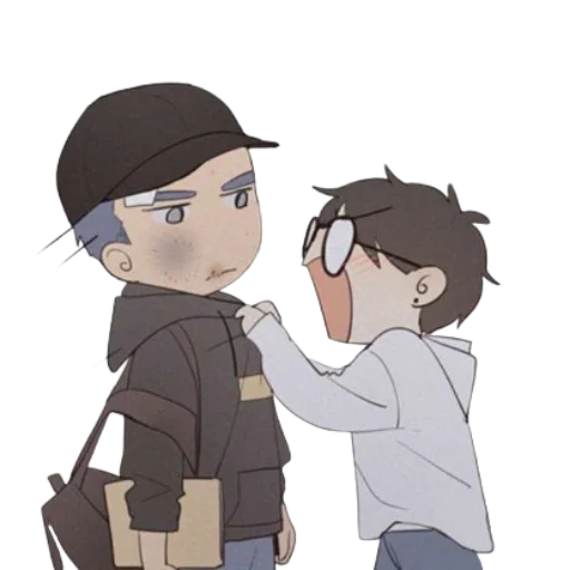 Sticker CucuroozzkaMangaHereUAreYuYanAndLiHuanTwo - 1