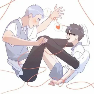 Sticker Yu Yan and Li Huan 2 💜 @Cucuroozzka - 1