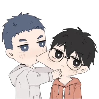Sticker Yu Yan and Li Huan 2 💜 @Cucuroozzka - 5