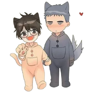 Sticker Yu Yan and Li Huan 2 💜 @Cucuroozzka - 10