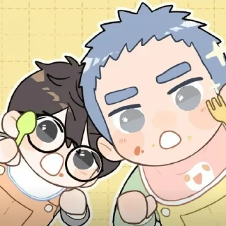 Sticker Yu Yan and Li Huan 2 💜 @Cucuroozzka - 9