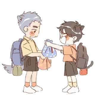 Sticker Yu Yan and Li Huan 2 💜 @Cucuroozzka - 8