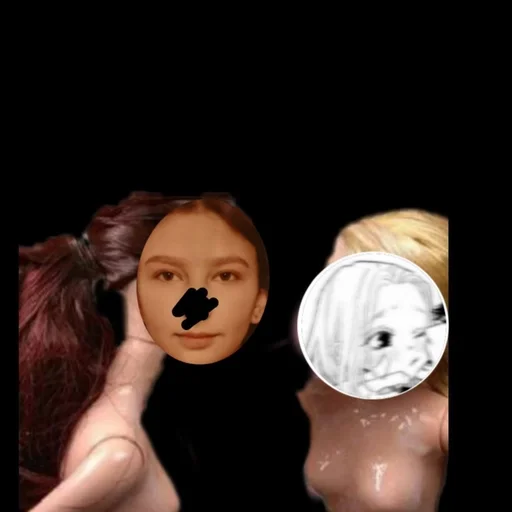 мультфильм человеческое лицо девочка