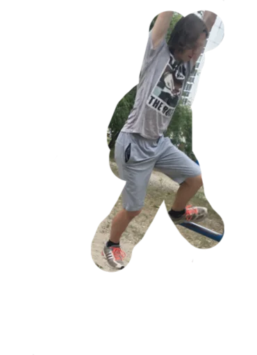 footwear person jumping