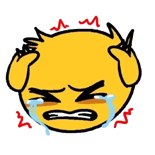 Стикер Курсед Эмотионс @TgEmodziBot - 6