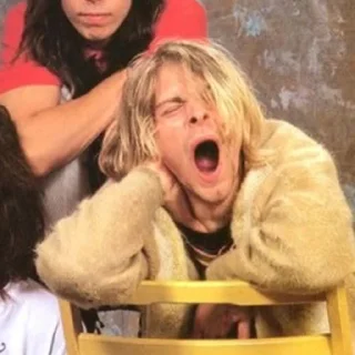 Sticker курт кобейн момент - 8