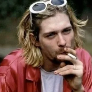 Sticker курт кобейн момент - 5