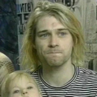 Sticker курт кобейн момент - 0