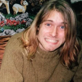 Sticker курт кобейн момент - 6