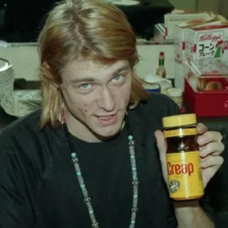 Sticker курт кобейн момент - 9