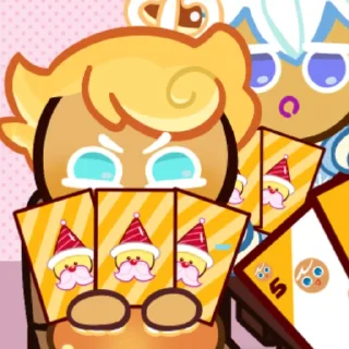 Sticker Custard cookie ||| - 10