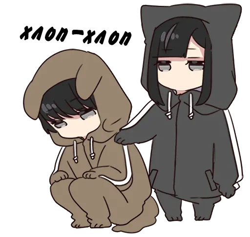 Sticker Парочка ♡ by @anime_sticker1 - 7