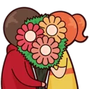 Sticker Cute couple @Amirul_zaimi - 4