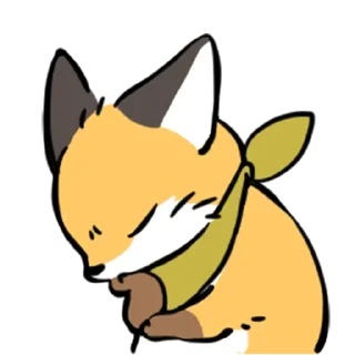 Sticker 𝖢𝗎𝗍𝖾 𝖥𝗈𝗑 ː ❨ @LURIlune ❩ - 2