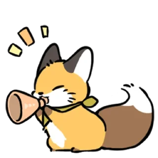 Sticker 𝖢𝗎𝗍𝖾 𝖥𝗈𝗑 ː ❨ @LURIlune ❩ - 3