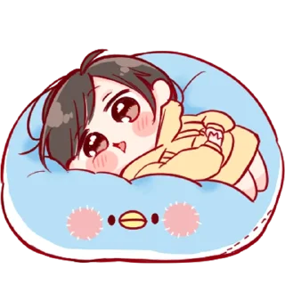 Стикер Cute Girl (@TodorokiShouto) - 0