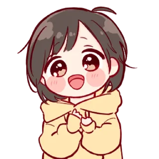 Стикер Cute Girl (@TodorokiShouto) - 1