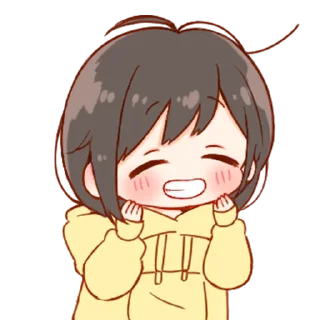 Стикер Cute Girl (@TodorokiShouto) - 9