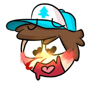 Стикер Гравити Фолз qwq - 9