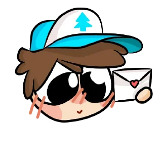 Стикер Гравити Фолз qwq - 6