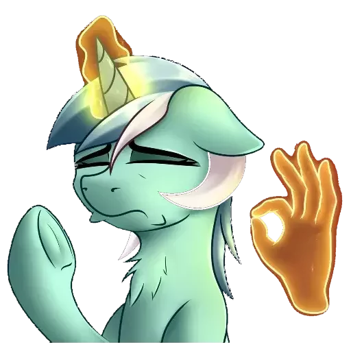 Стикер Lyra Heartstrings - 10