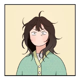 Sticker 50 оттенков ахуя Ширу (манхва «Вот это удача») - 1