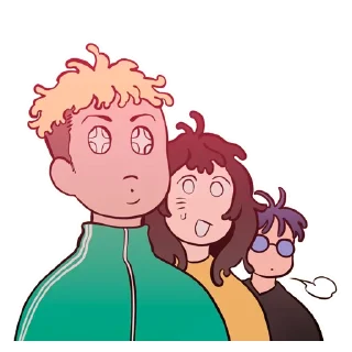 Sticker 50 оттенков ахуя Ширу (манхва «Вот это удача») - 6