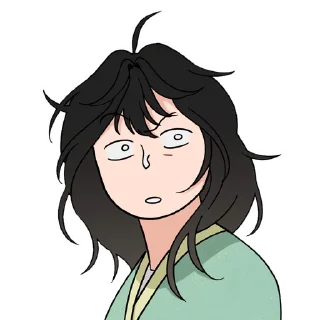 Sticker 50 оттенков ахуя Ширу (манхва «Вот это удача») - 11