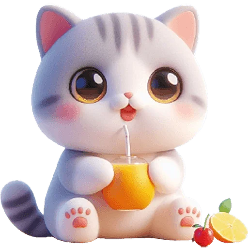 Sticker Cute_Cat_Nyasticks - 1