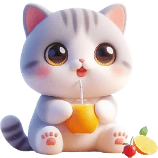 Sticker Милый котик @Nyasticks - 8