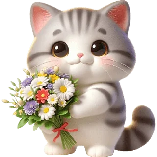 Sticker Милый котик @Nyasticks - 10