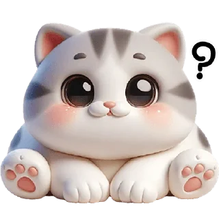 Sticker Милый котик @Nyasticks - 3