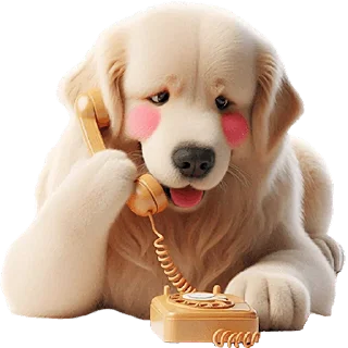 Sticker Золотистый ретривер @Nyasticks - 6