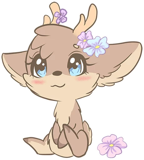 Deer🌸(@Valeria_Fills_art) - 
