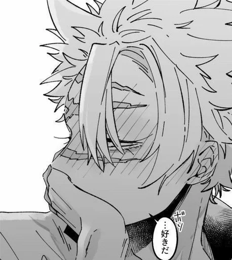 эскиз аниме иллюстрация