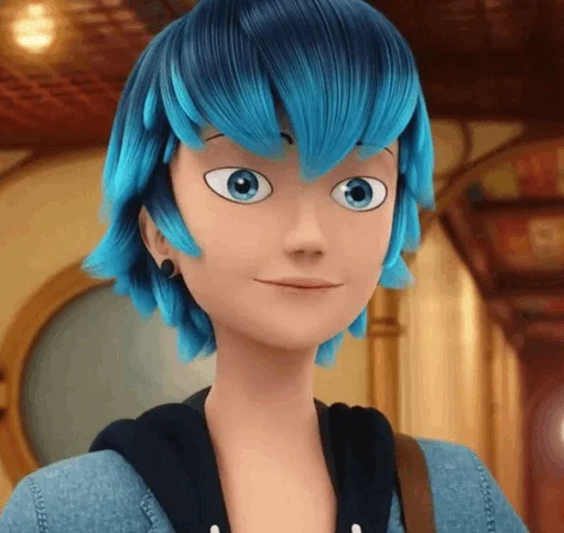 cartoon bangs human face