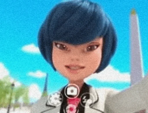 sky cartoon human face