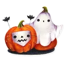 Sticker Cute pumpkins - 9