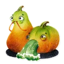 Sticker Cute pumpkins - 10