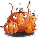 Sticker Cute pumpkins - 3