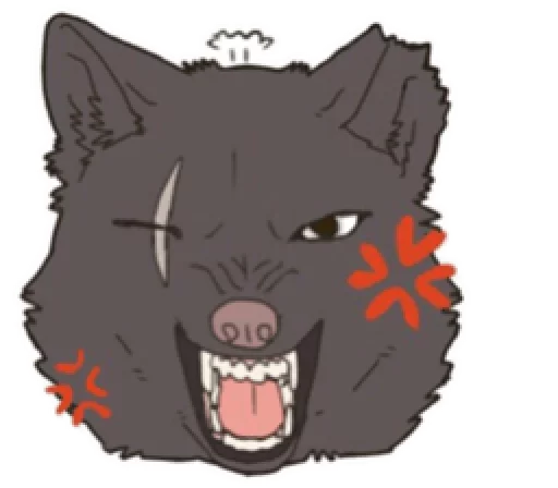 Sticker Cutewolffamily - 1