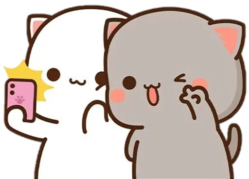 Стикер CutieCatV2byYuji - 1