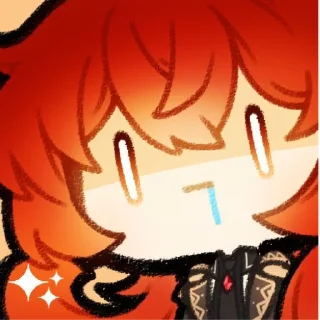 Sticker Дилюк - 5