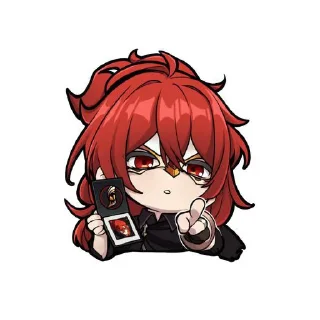 Sticker Дилюк - 4