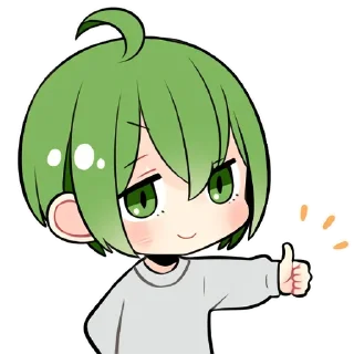 Sticker Цветные мальчики @nyasticks - 10