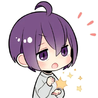 Sticker Цветные мальчики @nyasticks - 7