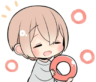 Sticker Цветные мальчики @nyasticks - 3