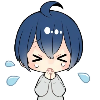 Sticker Цветные мальчики @nyasticks - 1