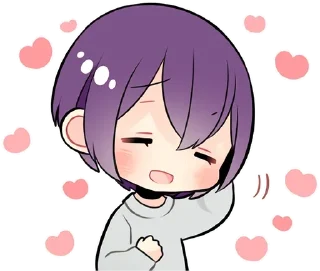 Sticker Цветные мальчики @nyasticks - 9